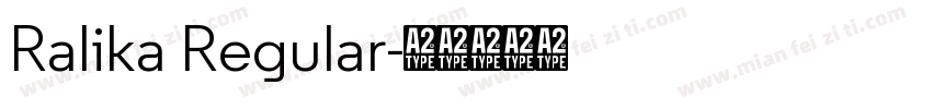 Ralika Regular字体转换